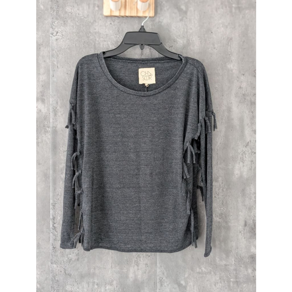 Chaser Tops - NWT Women's Chaser Long Sleeve Top XS Gray